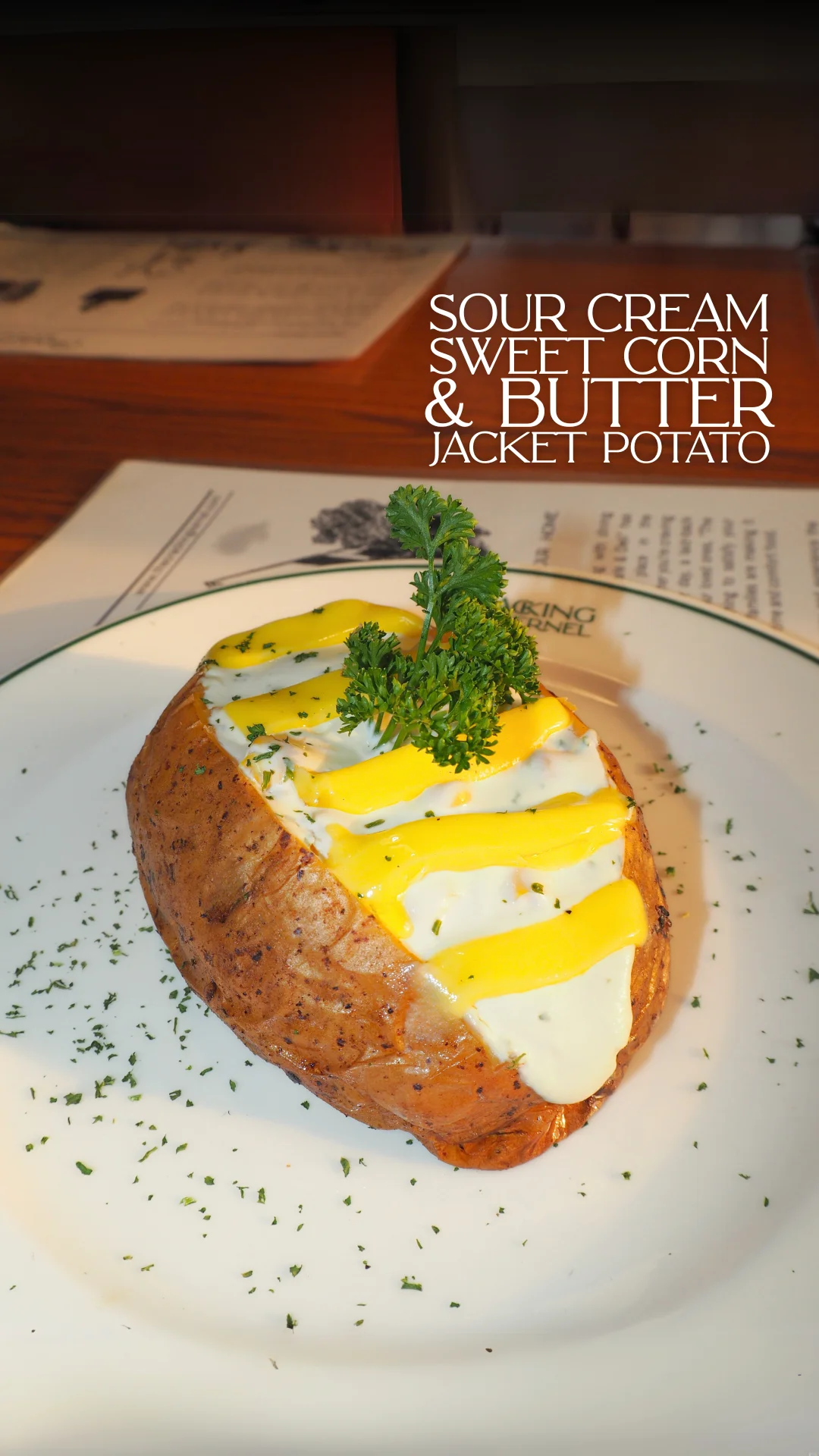 Sour Cream Jacket Potato